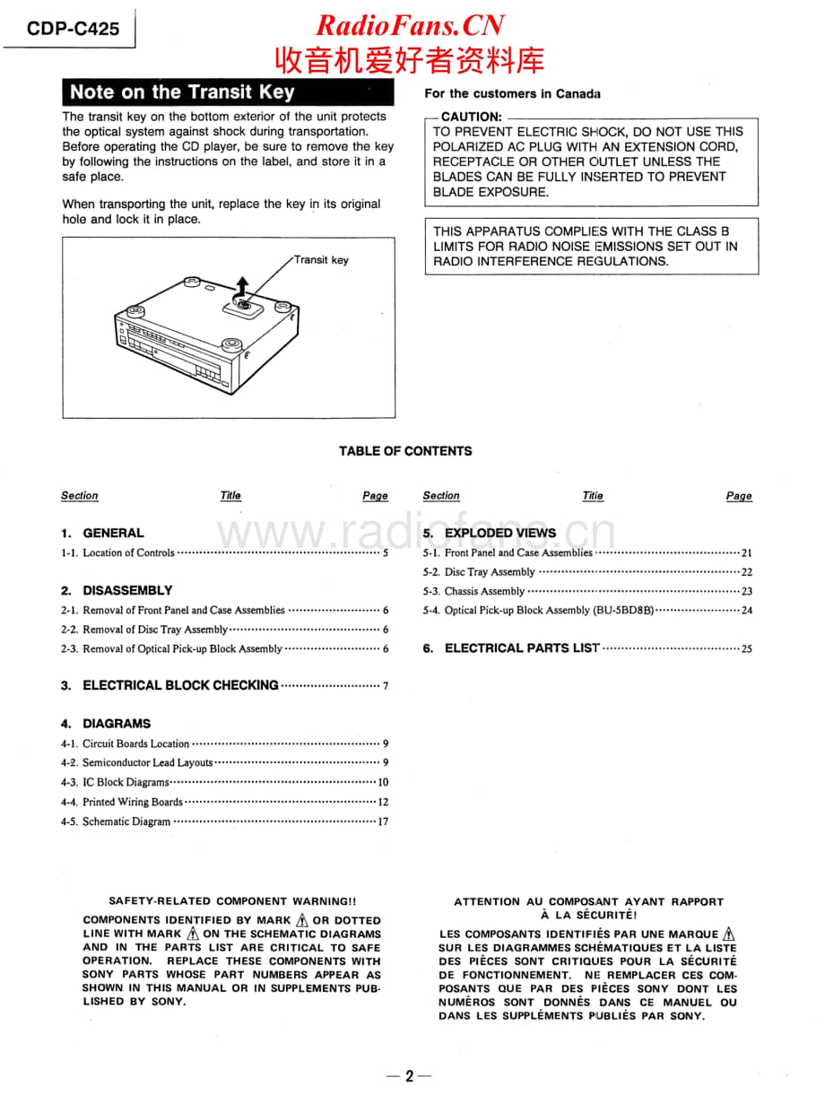 Sony-CDP-C425-Service-Manual电路原理图.pdf_第2页