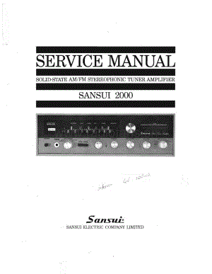 Sansui-2000-Service-Manual电路原理图.pdf