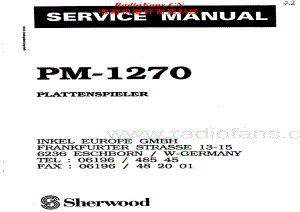 Sherwood-PM-1270-Service-Manual电路原理图.pdf