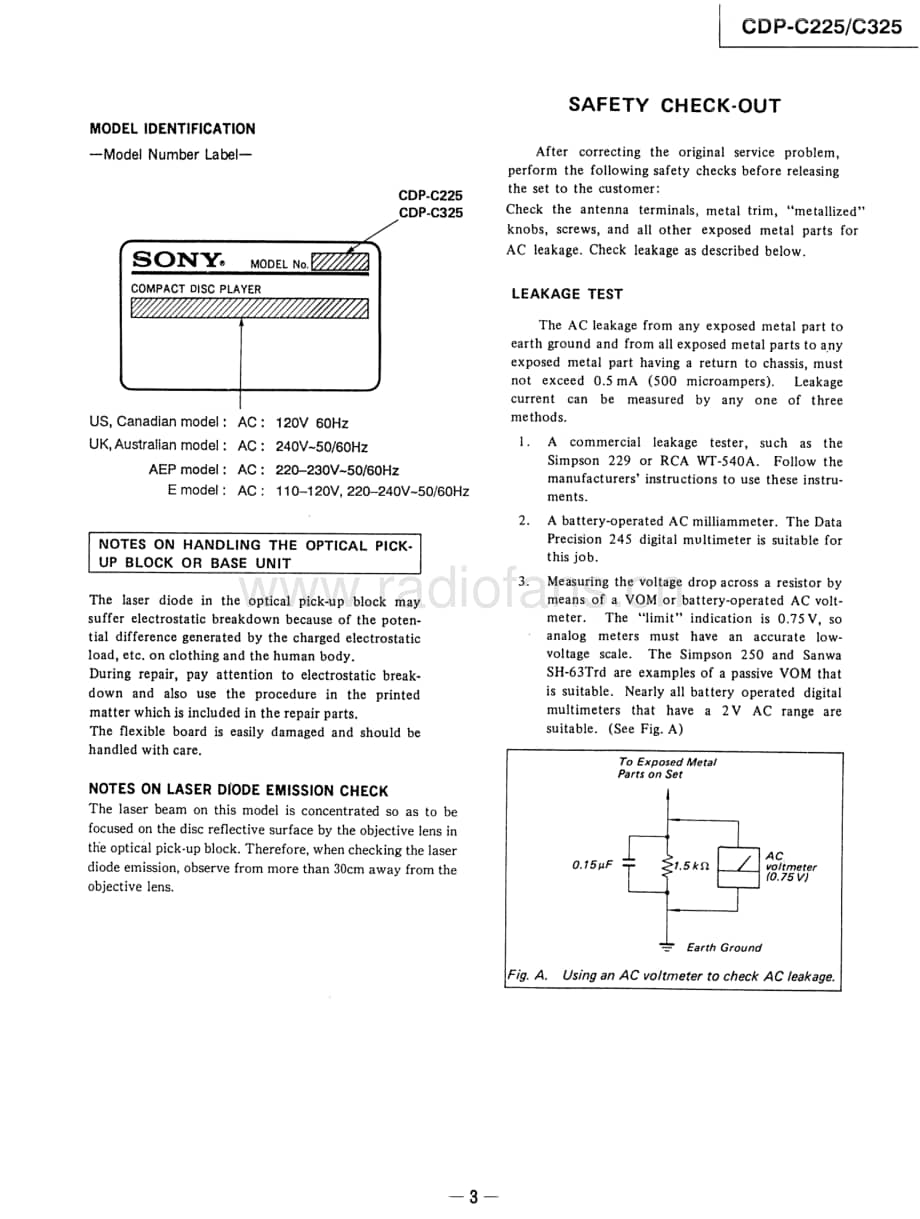 Sony-CDP-C225-Service-Manual电路原理图.pdf_第3页