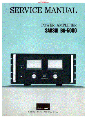 Sansui-BA-5000-Service-Manual电路原理图.pdf