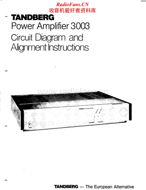 Tandberg-TPA-3003-Service-Manual电路原理图.pdf