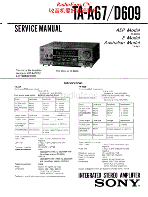 Sony-TA-D609-Service-Manual电路原理图.pdf