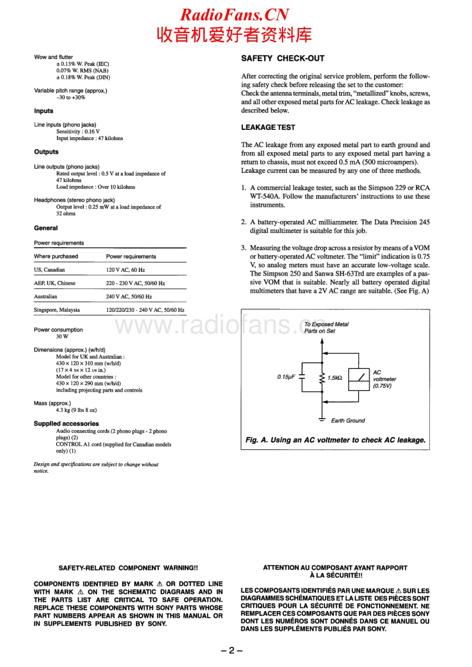 Sony-TC-WE825S-Service-Manual电路原理图.pdf_第2页
