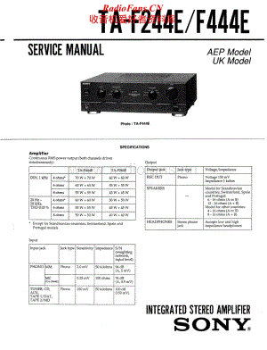 Sony-TA-F444E-Service-Manual电路原理图.pdf