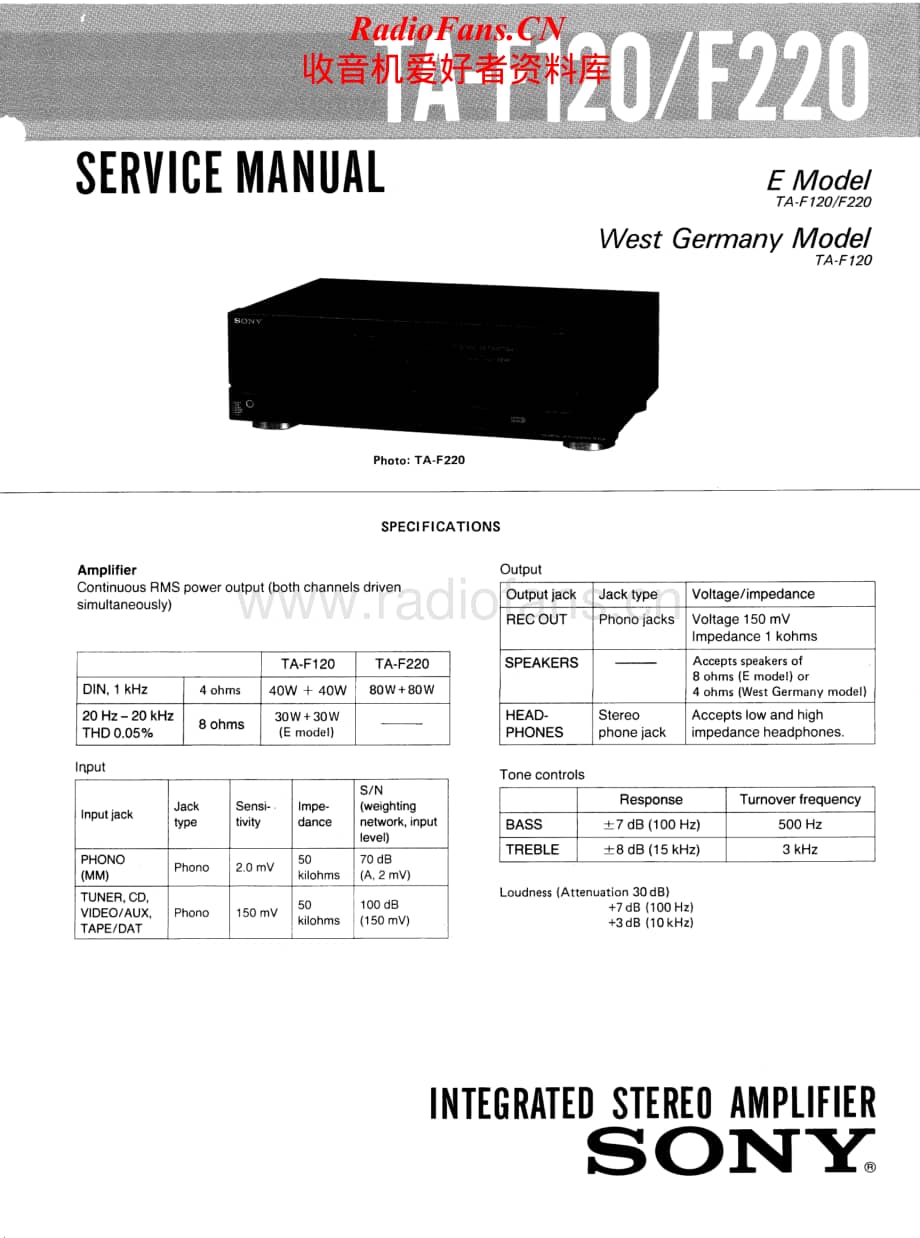 Sony-TA-F120-Service-Manual电路原理图.pdf_第1页