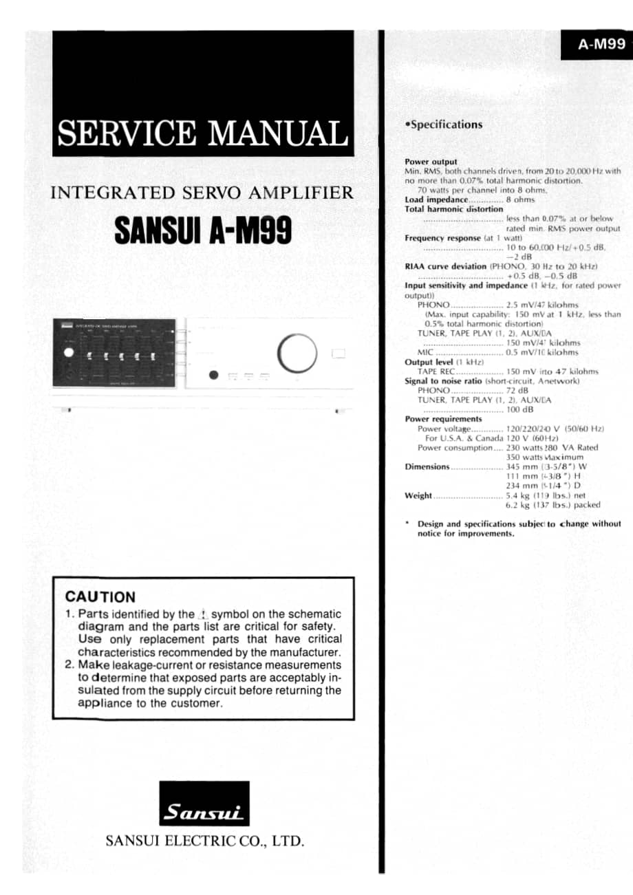 Sansui-AM-900-Service-Manual电路原理图.pdf_第3页