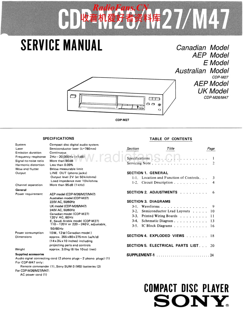 Sony-CDP-M47-Service-Manual电路原理图.pdf_第1页