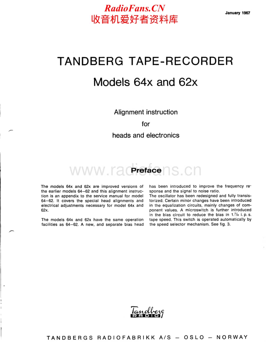 Tandberg-62-X-Service-Manual电路原理图.pdf_第1页