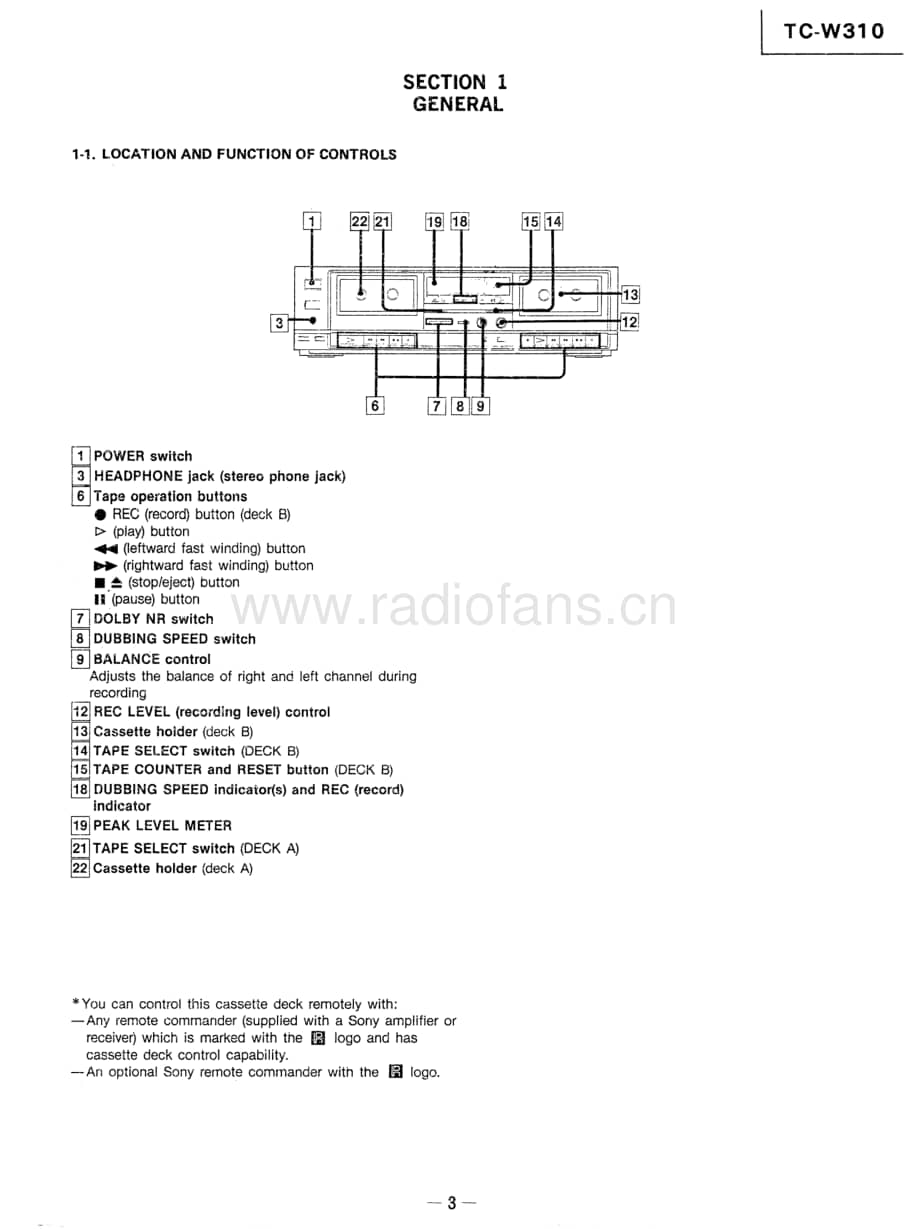Sony-TC-W310-Service-Manual电路原理图.pdf_第3页