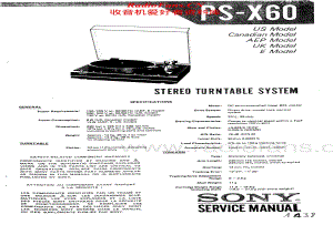 Sony-PS-X60-Service-Manual电路原理图.pdf
