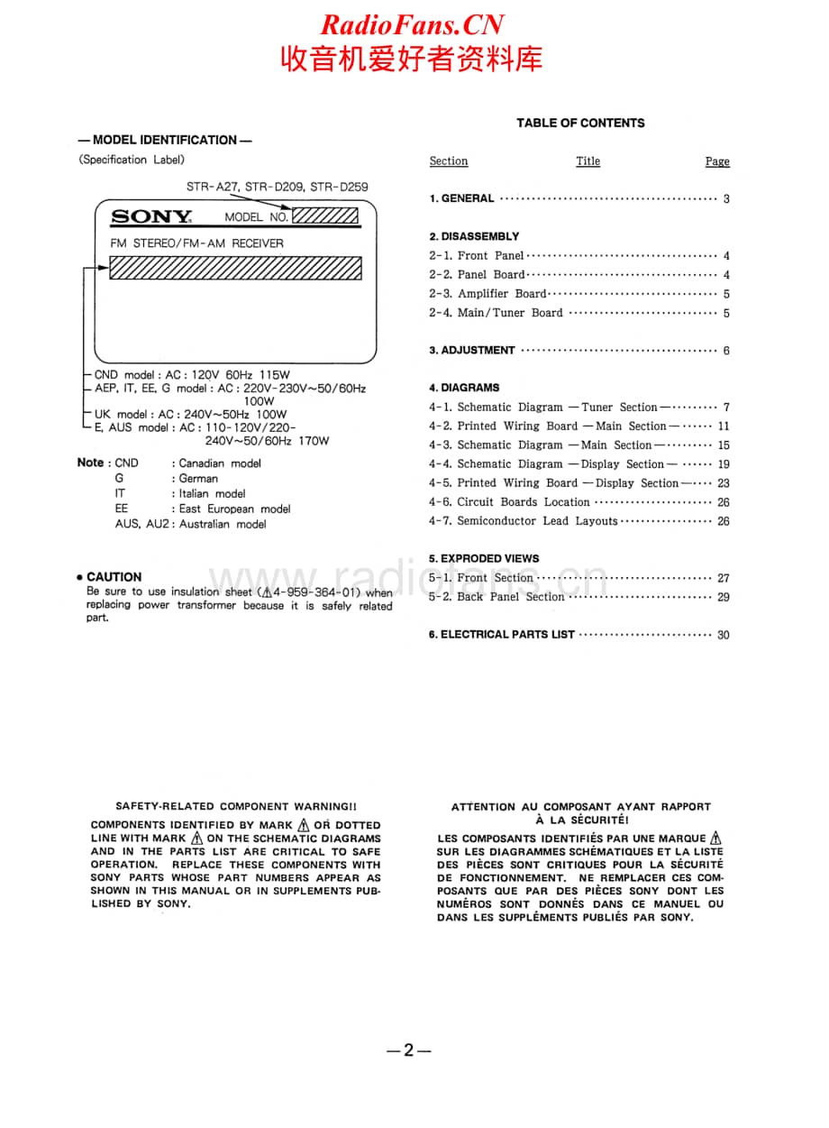 Sony-STR-D259-Service-Manual电路原理图.pdf_第2页