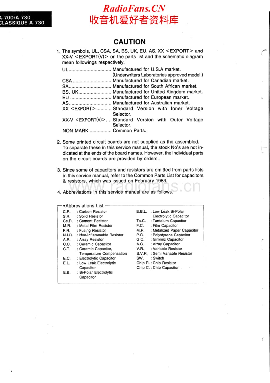 Sansui-A-700-Service-Manual电路原理图.pdf_第2页
