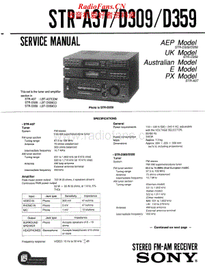 Sony-STR-D359-Service-Manual电路原理图.pdf