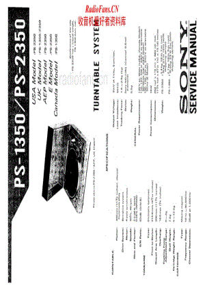 Sony-PS-1350-Service-Manual电路原理图.pdf