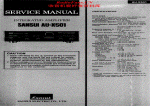 Sansui-AUX-501-Service-Manual电路原理图.pdf
