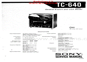 Sony-TC-640-Service-Manual电路原理图.pdf