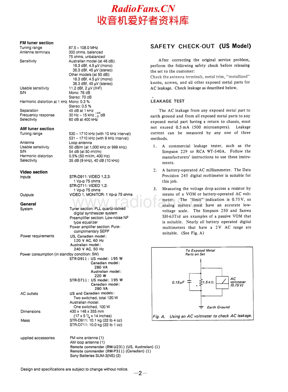 Sony-STR-D911-Service-Manual电路原理图.pdf_第2页