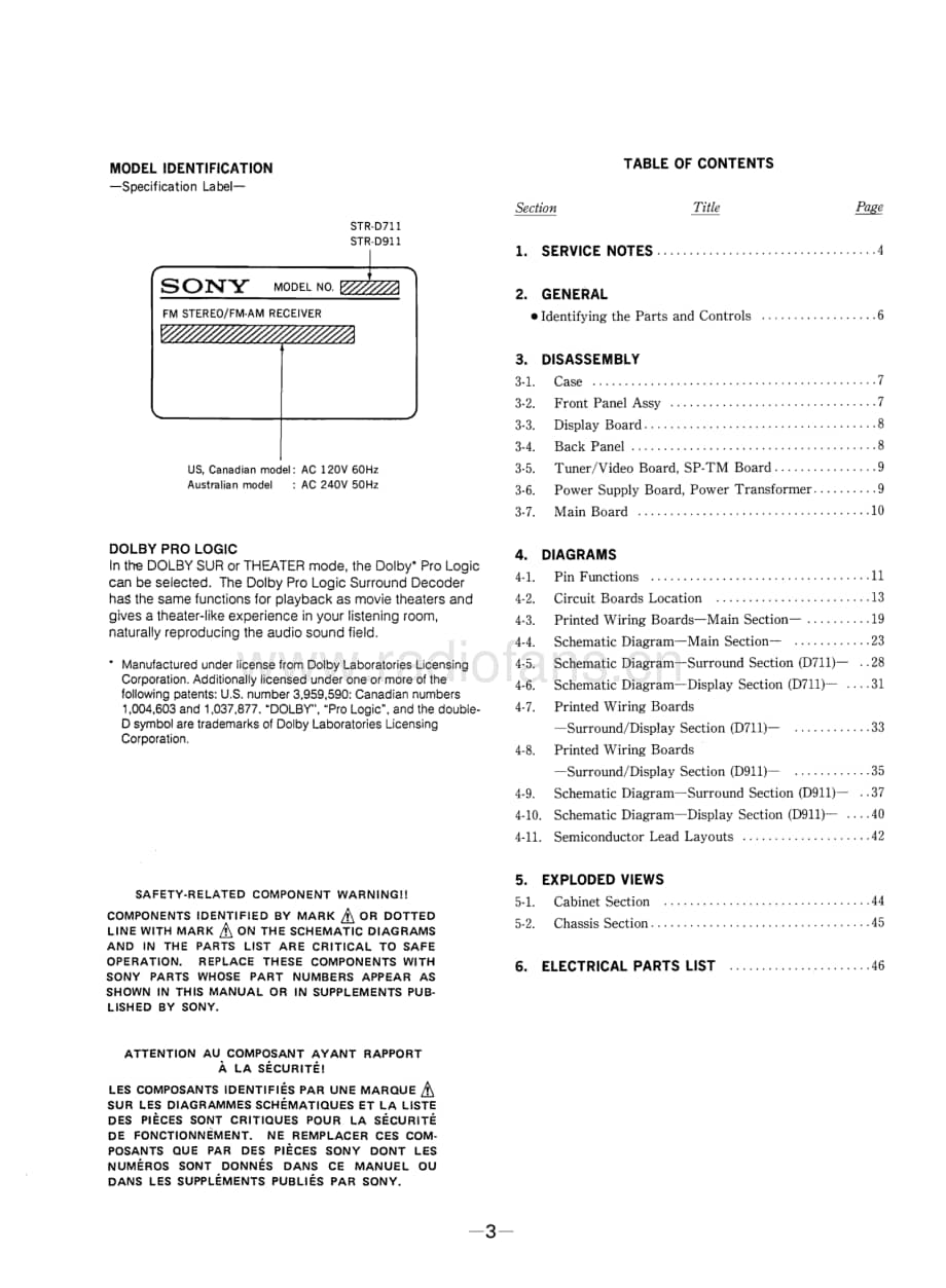 Sony-STR-D911-Service-Manual电路原理图.pdf_第3页