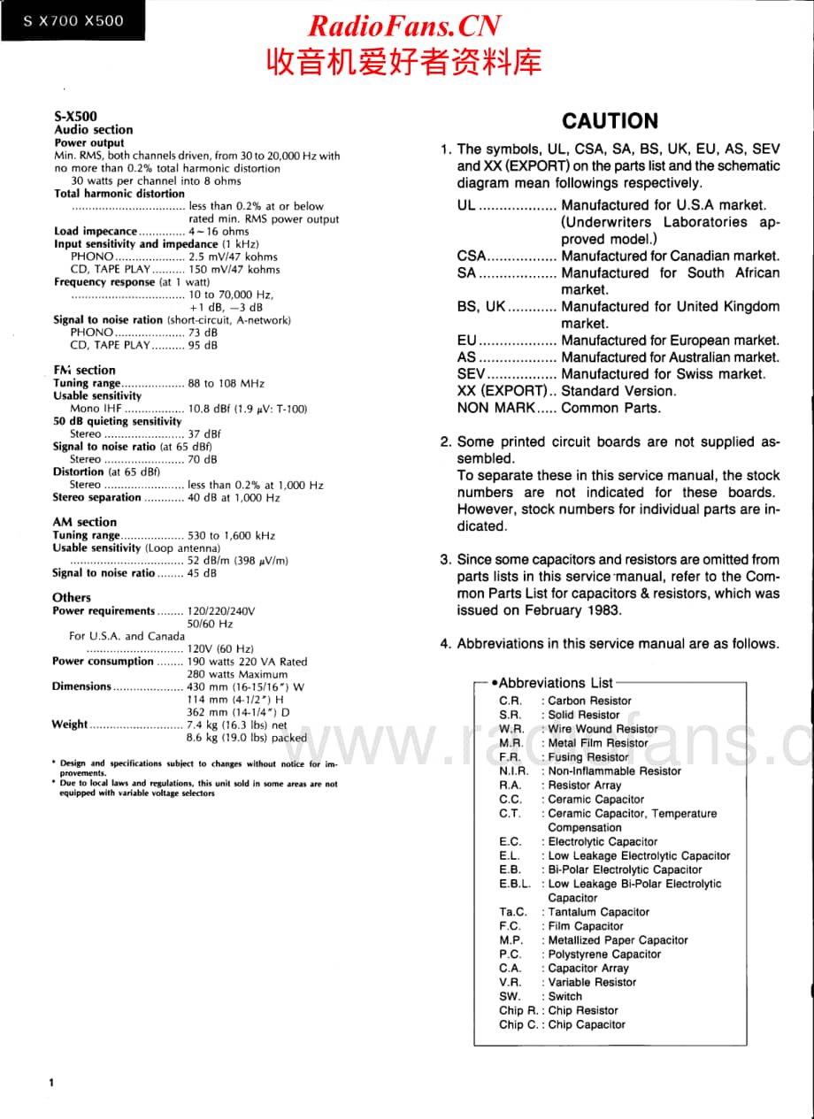 Sansui-S-X500-X-700-Service-Manual电路原理图.pdf_第2页
