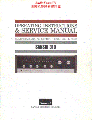 Sansui-310-Service-Manual电路原理图.pdf