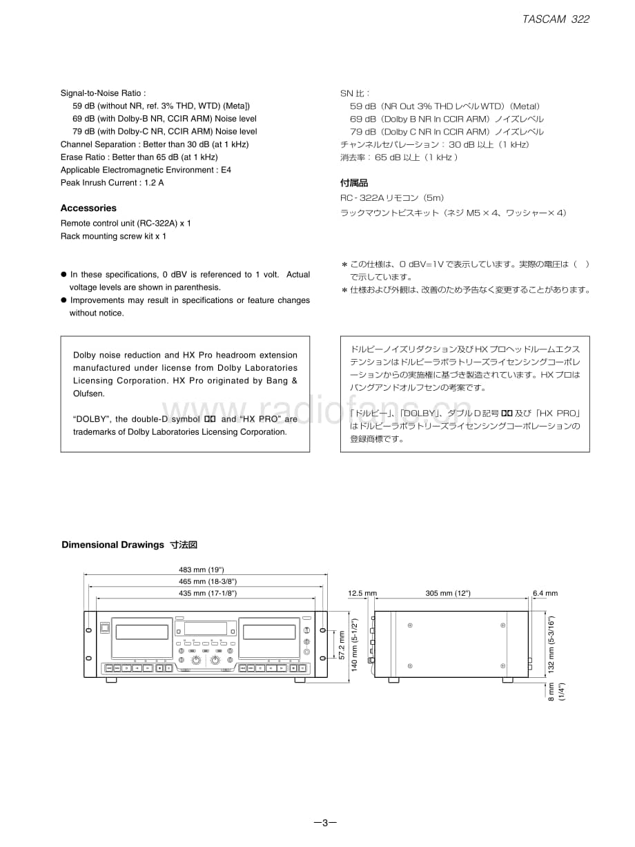 Tascam-322-Service-Manual电路原理图.pdf_第3页