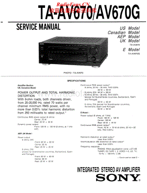 Sony-TA-AV670-Service-Manual电路原理图.pdf
