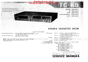 Sony-TC-K5-Service-Manual电路原理图.pdf