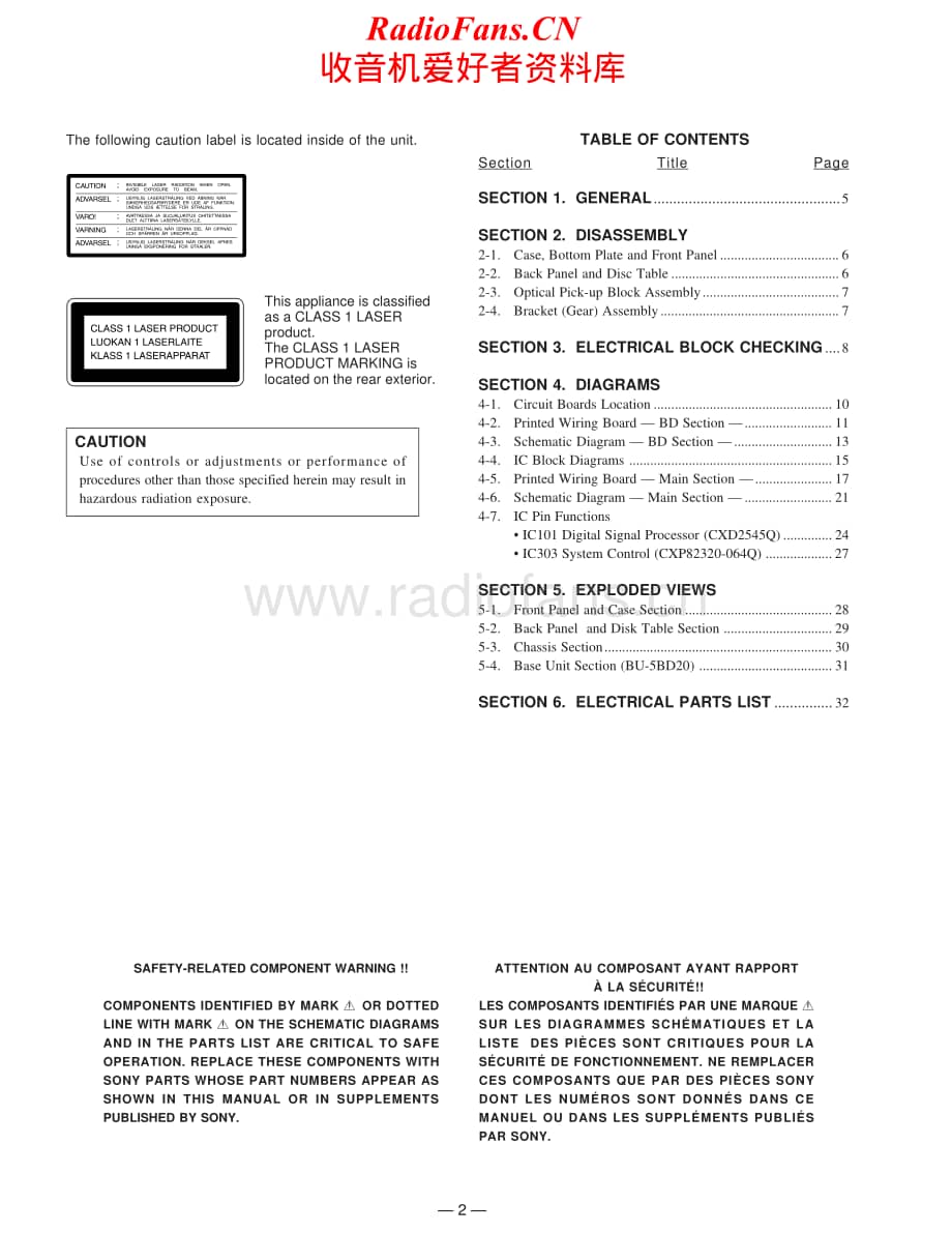 Sony-CDP-CE405-Service-Manual电路原理图.pdf_第2页