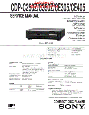 Sony-CDP-CE405-Service-Manual电路原理图.pdf