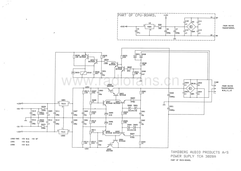 Tandberg-TCA-3028-A-Service-Manual电路原理图.pdf_第3页