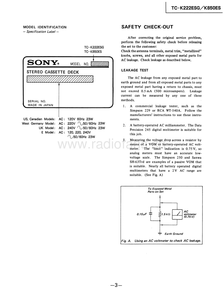 Sony-TC-K850ES-Service-Manual电路原理图.pdf_第3页