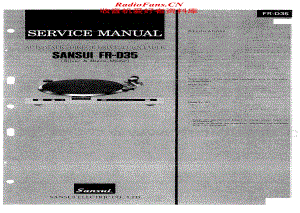 Sansui-FR-D35-Service-Manual电路原理图.pdf