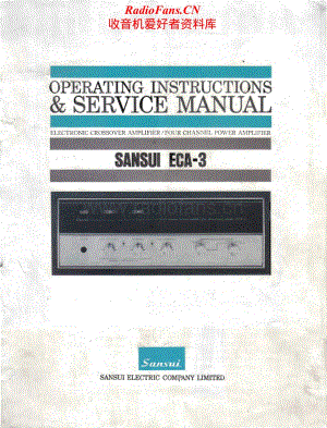 Sansui-ECA-3-Service-Manual电路原理图.pdf