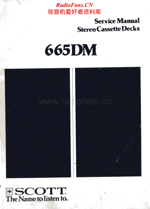 Scott-665-DM-Service-Manual电路原理图.pdf