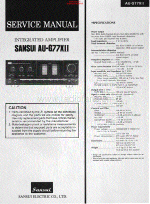 Sansui-AUG-77-X-Mk2-Service-Manual电路原理图.pdf