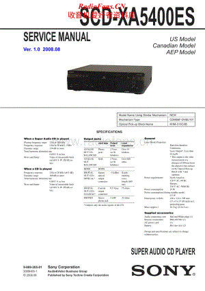 Sony-SCD-XA5400ES-Service-Manual电路原理图.pdf