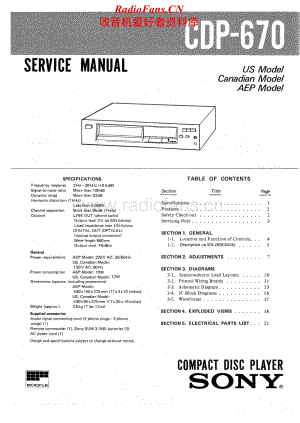 Sony-CDP-670-Service-Manual电路原理图.pdf