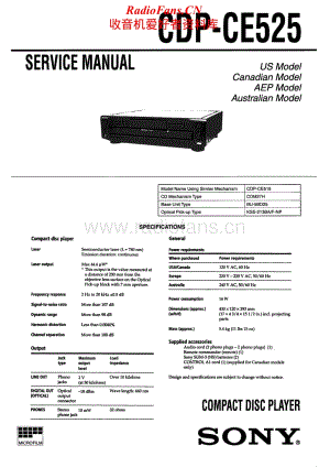 Sony-CDP-CE525-Service-Manual电路原理图.pdf