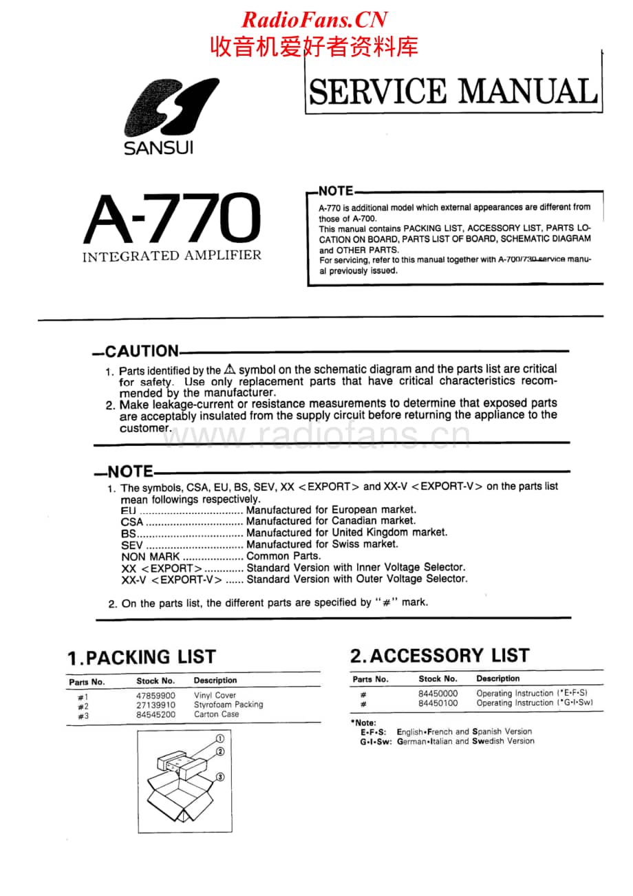 Sansui-A-770-Service-Manual电路原理图.pdf_第1页