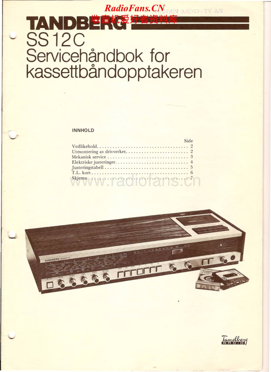 Tandberg-Solvsuper_12-C-Service-Manual电路原理图.pdf_第1页