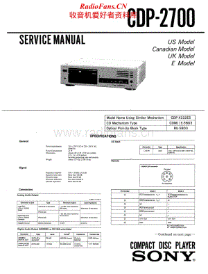 Sony-CDP-2700-Service-Manual电路原理图.pdf