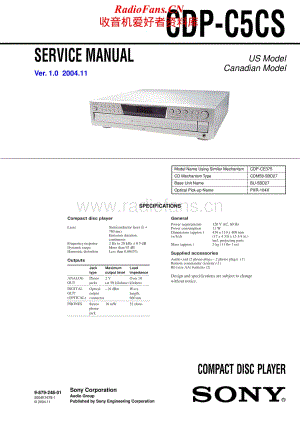 Sony-CDP-C5CS-Service-Manual电路原理图.pdf