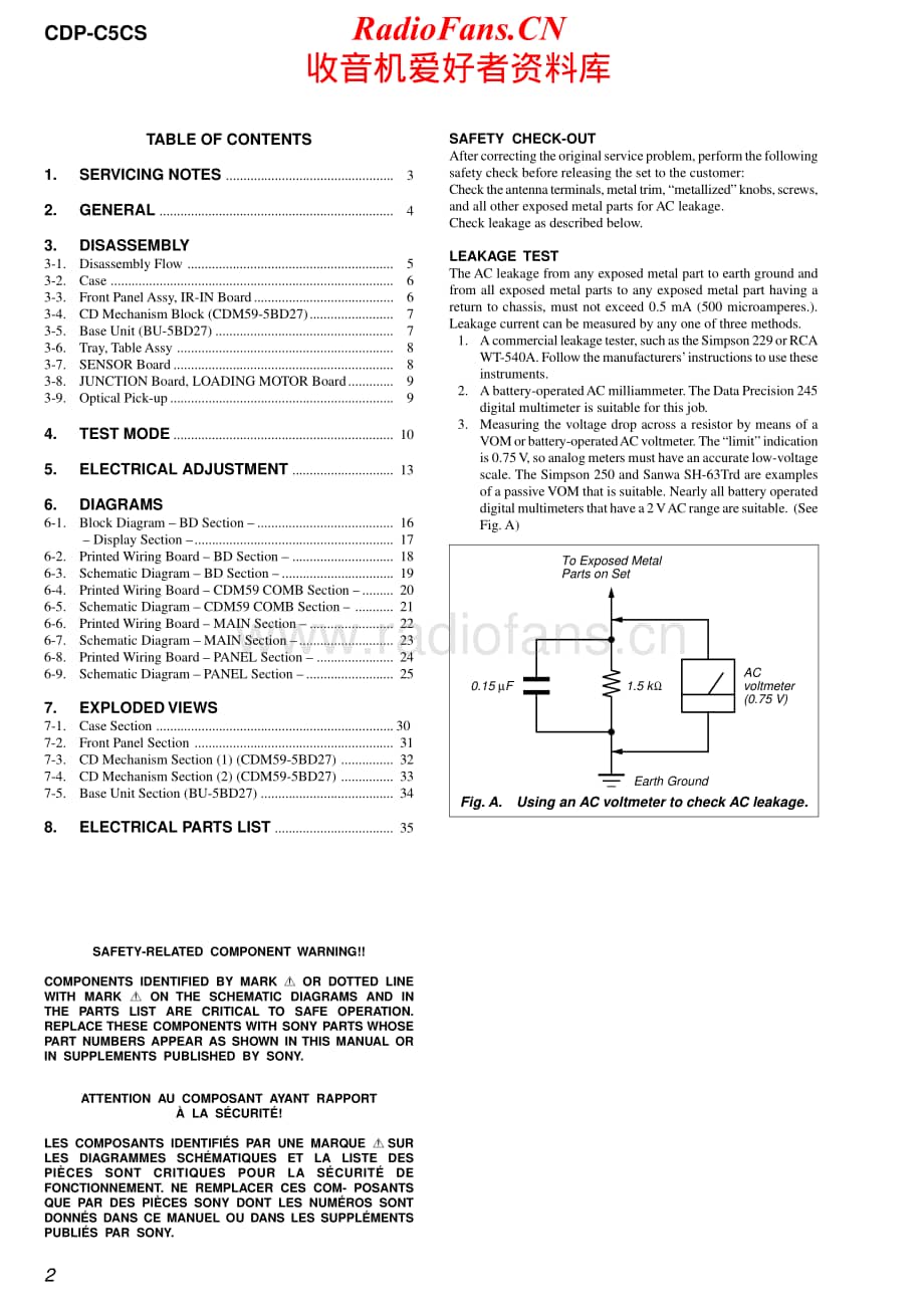 Sony-CDP-C5CS-Service-Manual电路原理图.pdf_第2页