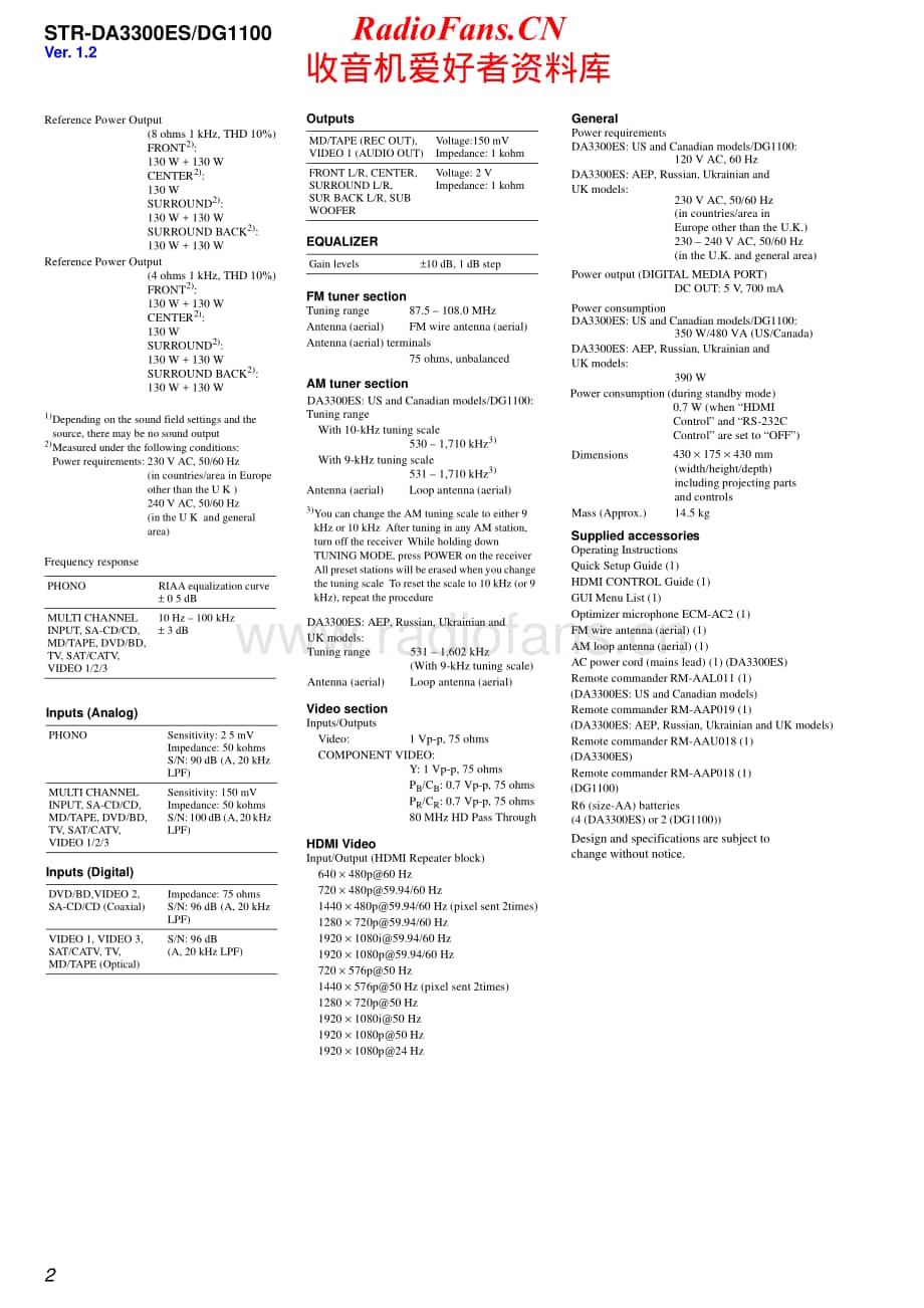 Sony-STR-DA3300ES-Service-Manual电路原理图.pdf_第2页