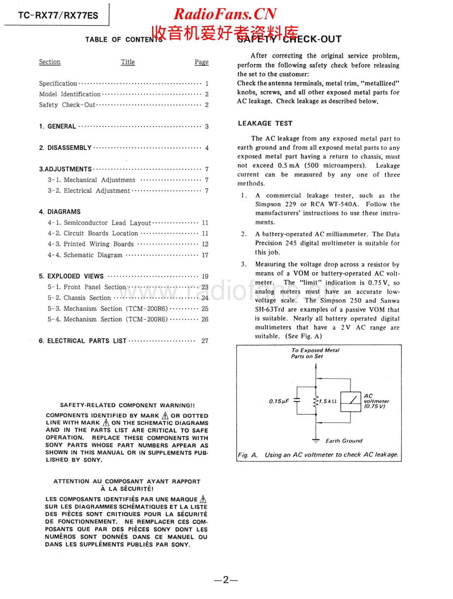 Sony-TC-RX77ES-Service-Manual电路原理图.pdf_第2页