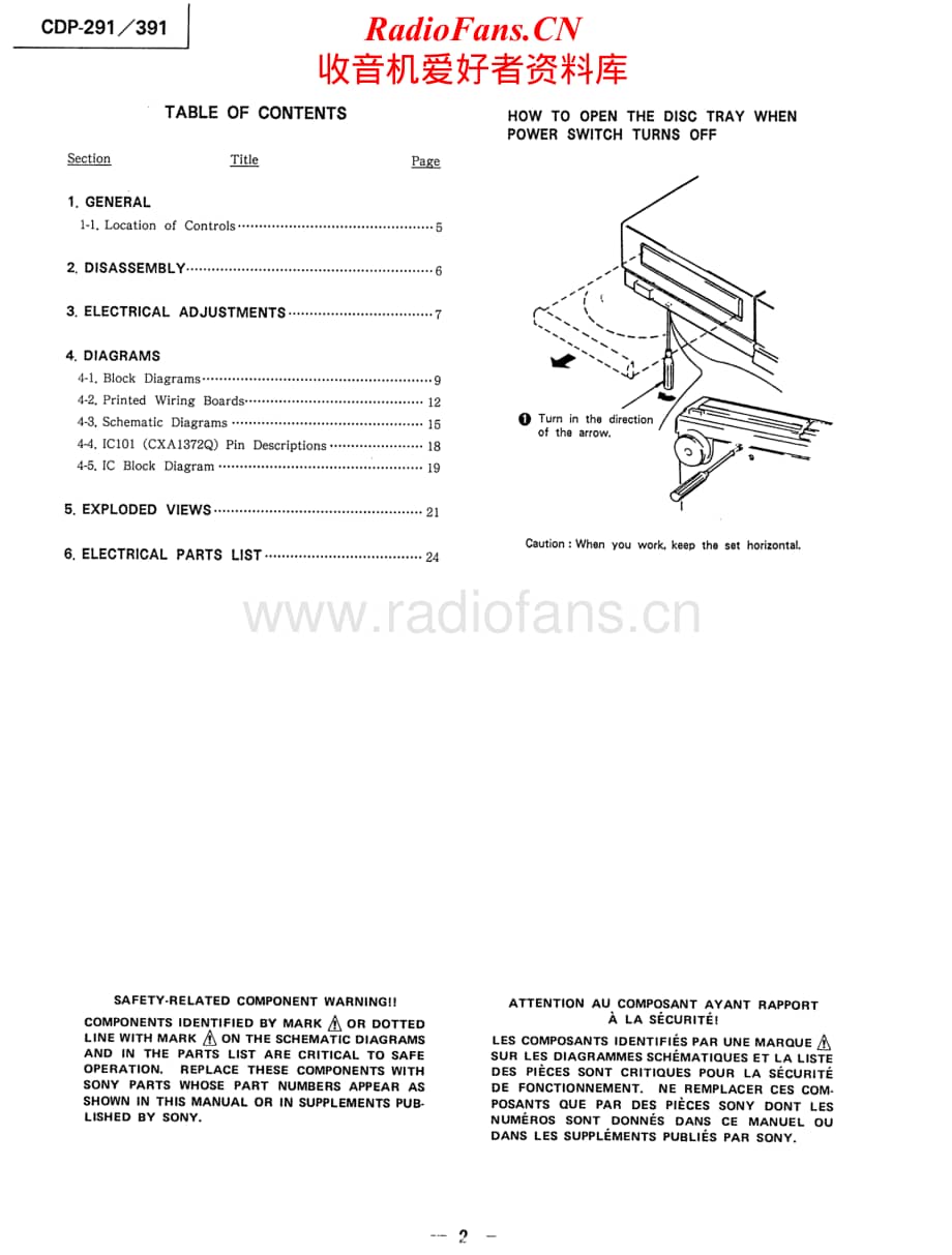 Sony-CDP-391-Service-Manual电路原理图.pdf_第2页