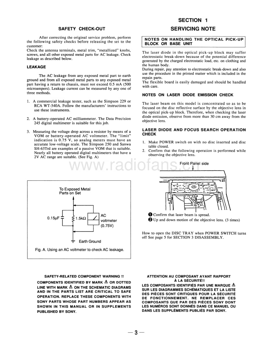 Sony-CDP-313-Service-Manual电路原理图.pdf_第3页