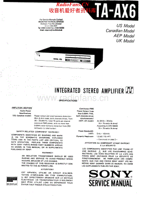Sony-TA-AX6-Service-Manual电路原理图.pdf