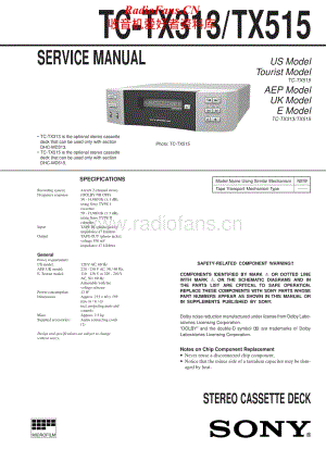 Sony-TC-TX313-Service-Manual电路原理图.pdf